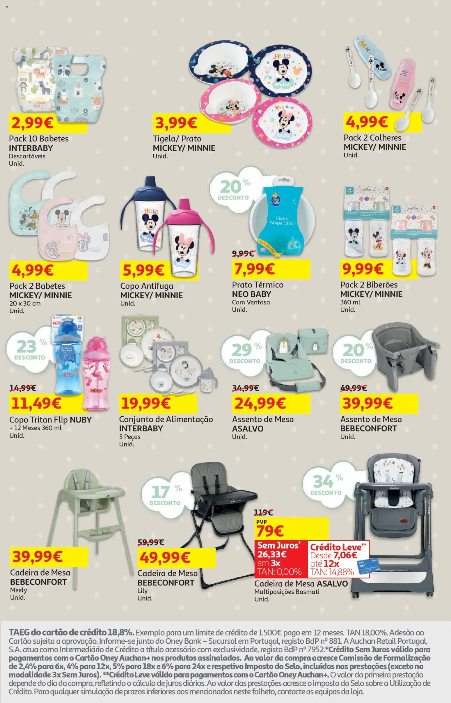 Auchan - Bebé │ válido de 13.01.2026 | Página: 19 | Produtos: Mesa, Cadeira, Colheres
