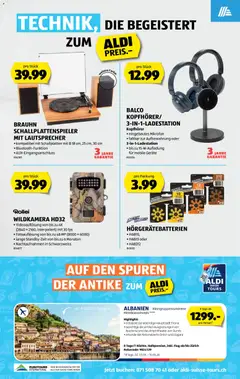 Aldi Aktionen ab 12.02.2026 gültig | Seite: 12 | Produkte: Kopfhörer, Mikrofon, Lautsprecher