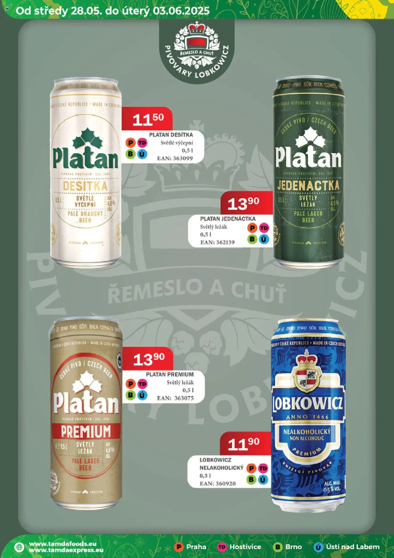 Tamda Foods leták od 28.05.2025 | Strana: 44 | Produkty: Pivo