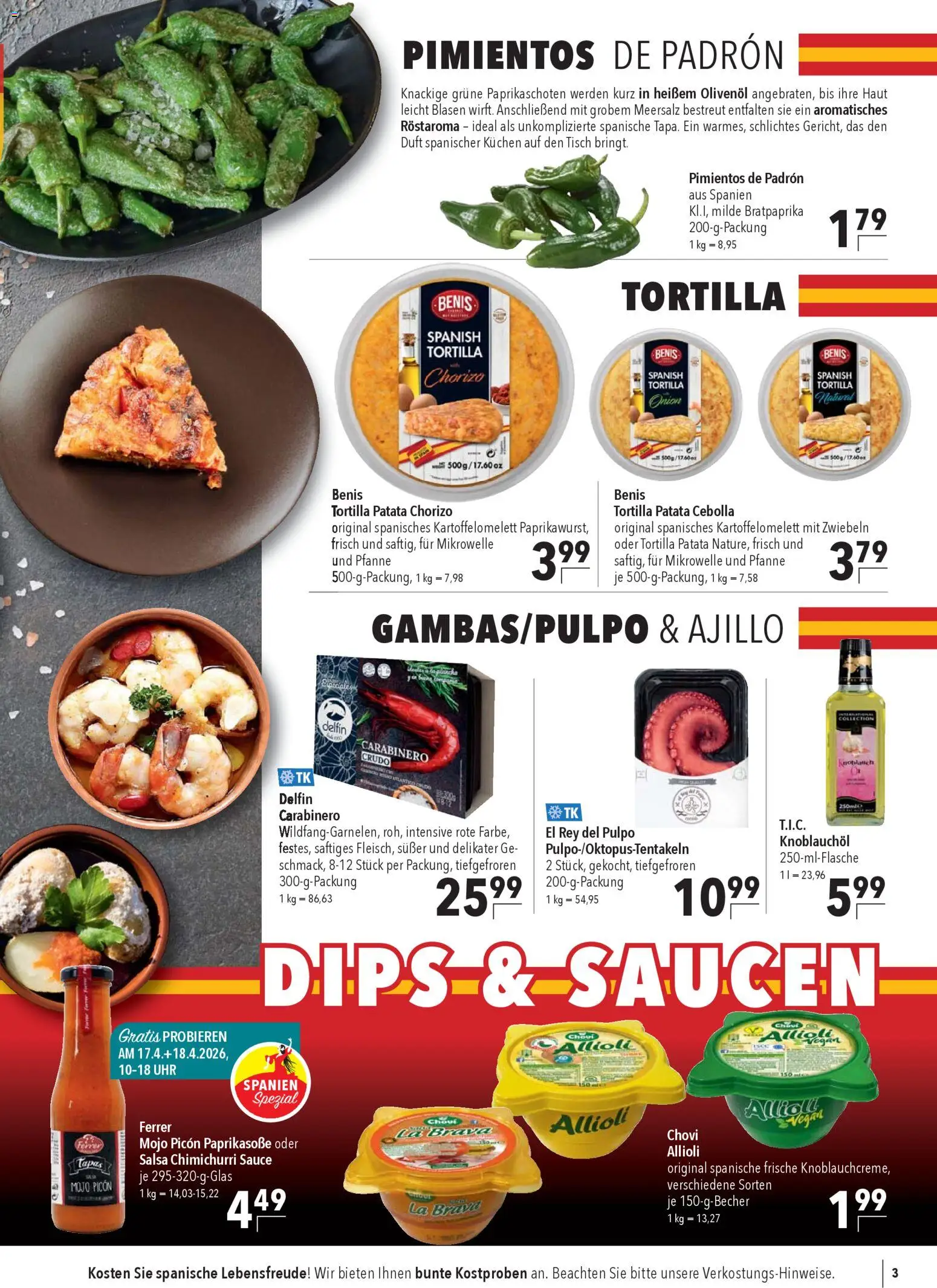 CITTI Markt Prospekt 	 – gültig ab 15.04.2026 | Seite: 3 | Produkte: Tisch, Olivenol, Duft, Kuchen