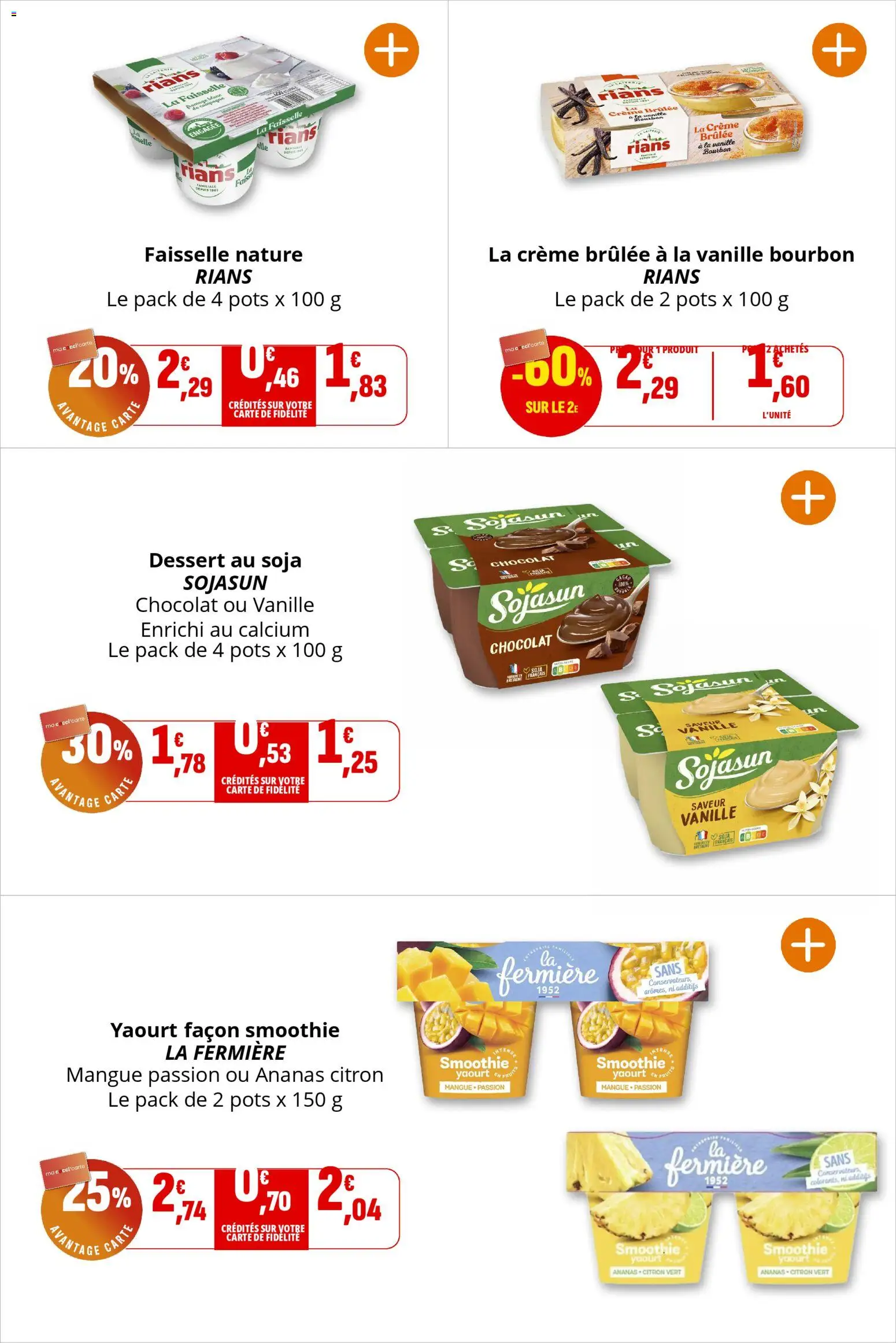 {H1} | Page: 14 | Produits: Mangue, Ananas, Bourbon, Crème