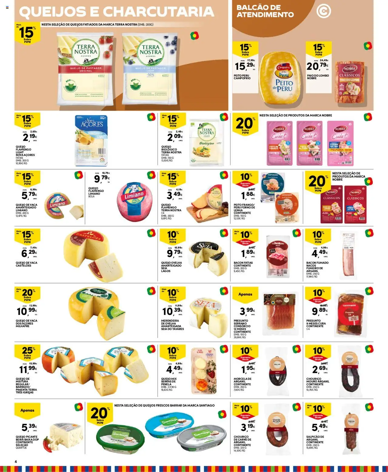 Continente - Madeira │ válido de 21.10.2025 | Página: 4 | Produtos: Peru, Pimenta, Salpicão, Chouriço