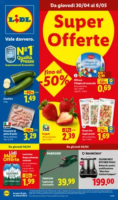 Anteprima del volantino Lidl volantino valido a partire dal 30.04.2026