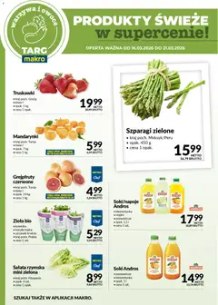Pogląd oferty "Makro gazetka - Oferta świeża w super cenach" - ważna od 16.03.2026 | Strona: 5 | Produkty: Bazylia, Szparagi, Truskawki, Owoce