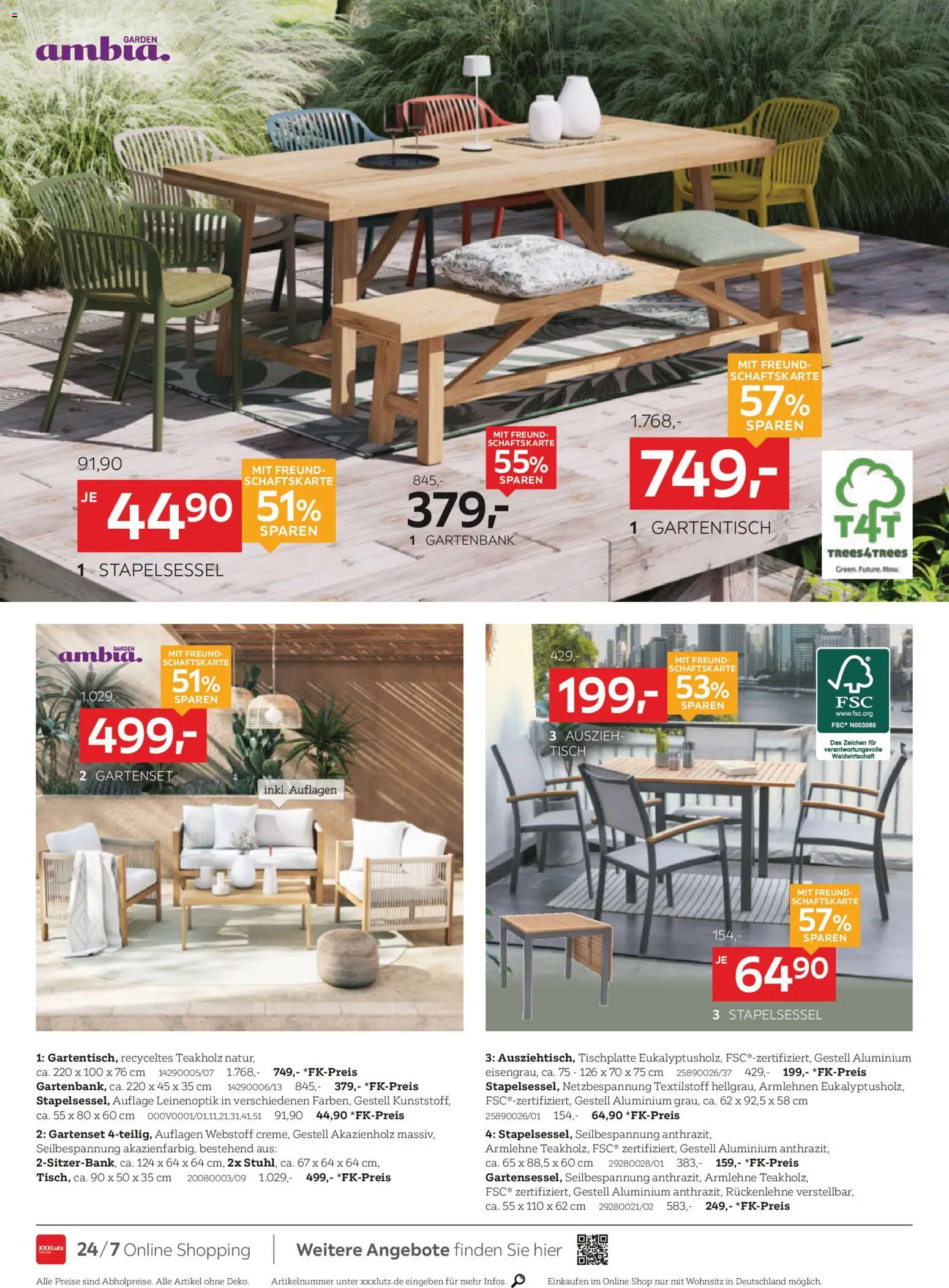 XXXL Lutz Gartentrends – gültig ab 24.02.2026 | Seite: 6 | Produkte: Tisch