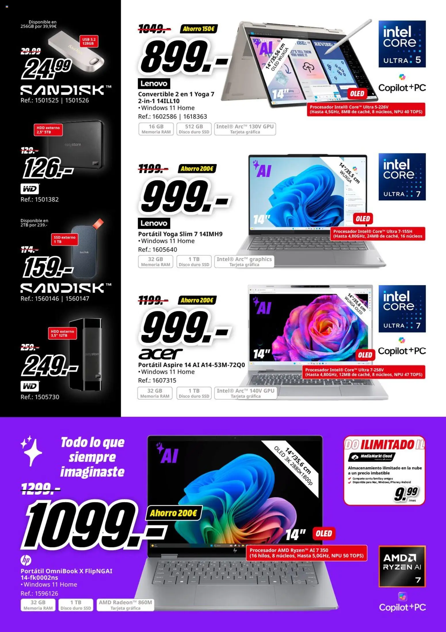 Media Markt folleto │ válido desde el 11.03.2026 | Página: 30 | Productos: Disco, USB
