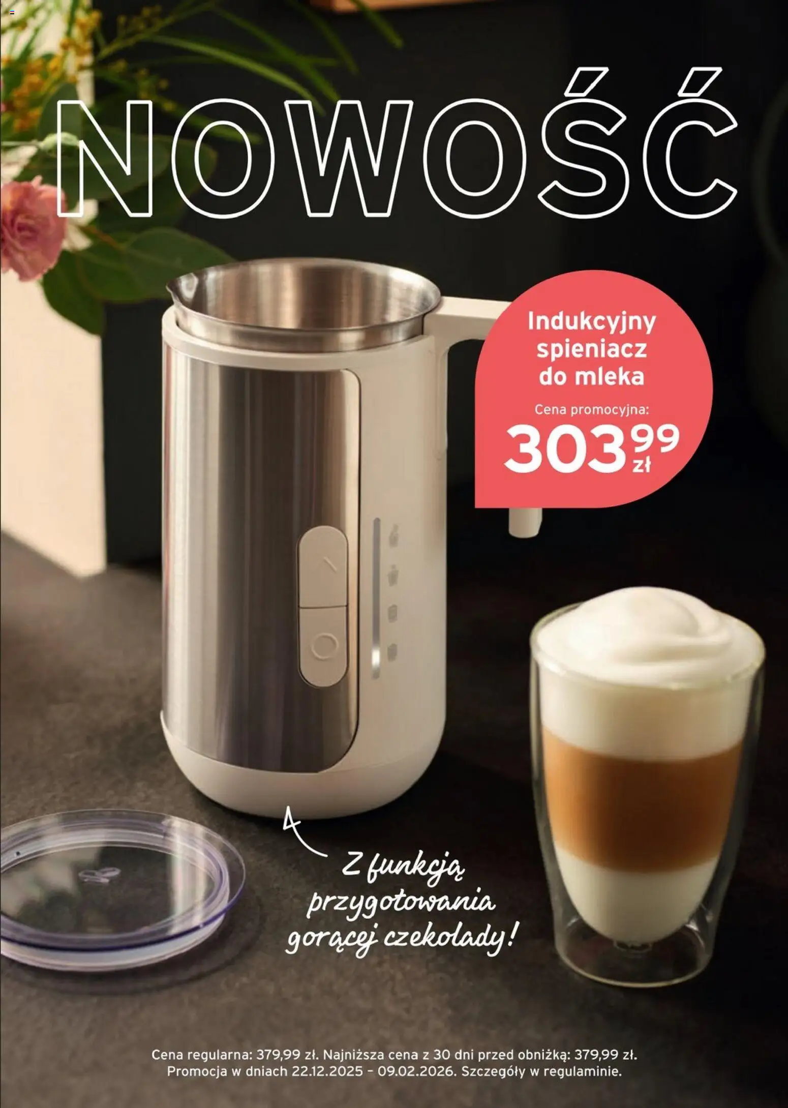 Tchibo promocje od 20.01.2026 | Strona: 16 | Produkty: Czekolady, Mleka, Spieniacz do mleka