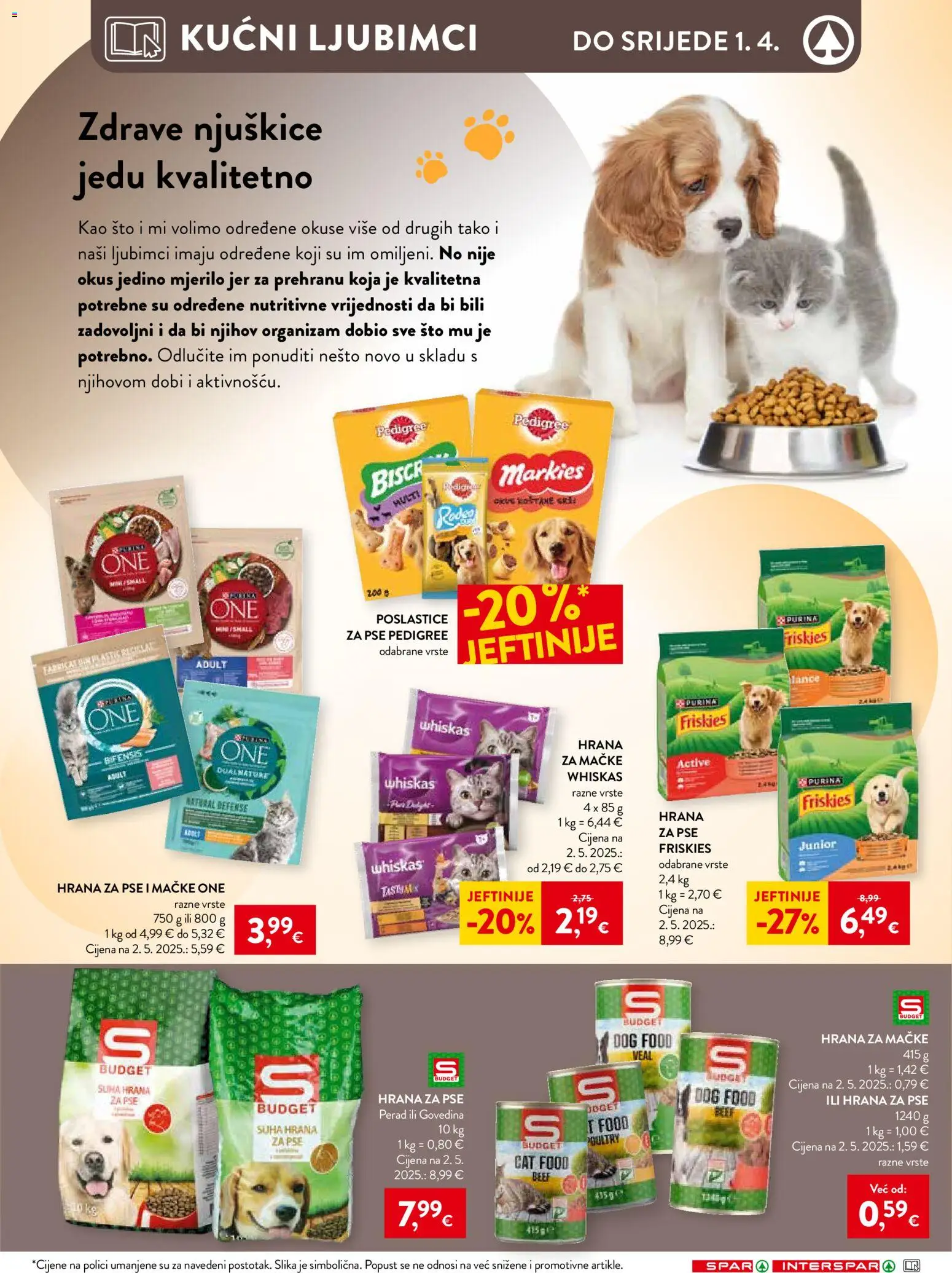 Interspar katalog | vrijedi od 12.03.2026 | Stranica: 17 | Proizvodi: Whiskas, Hrana za pse, Hrana za mačke, Suha hrana za pse