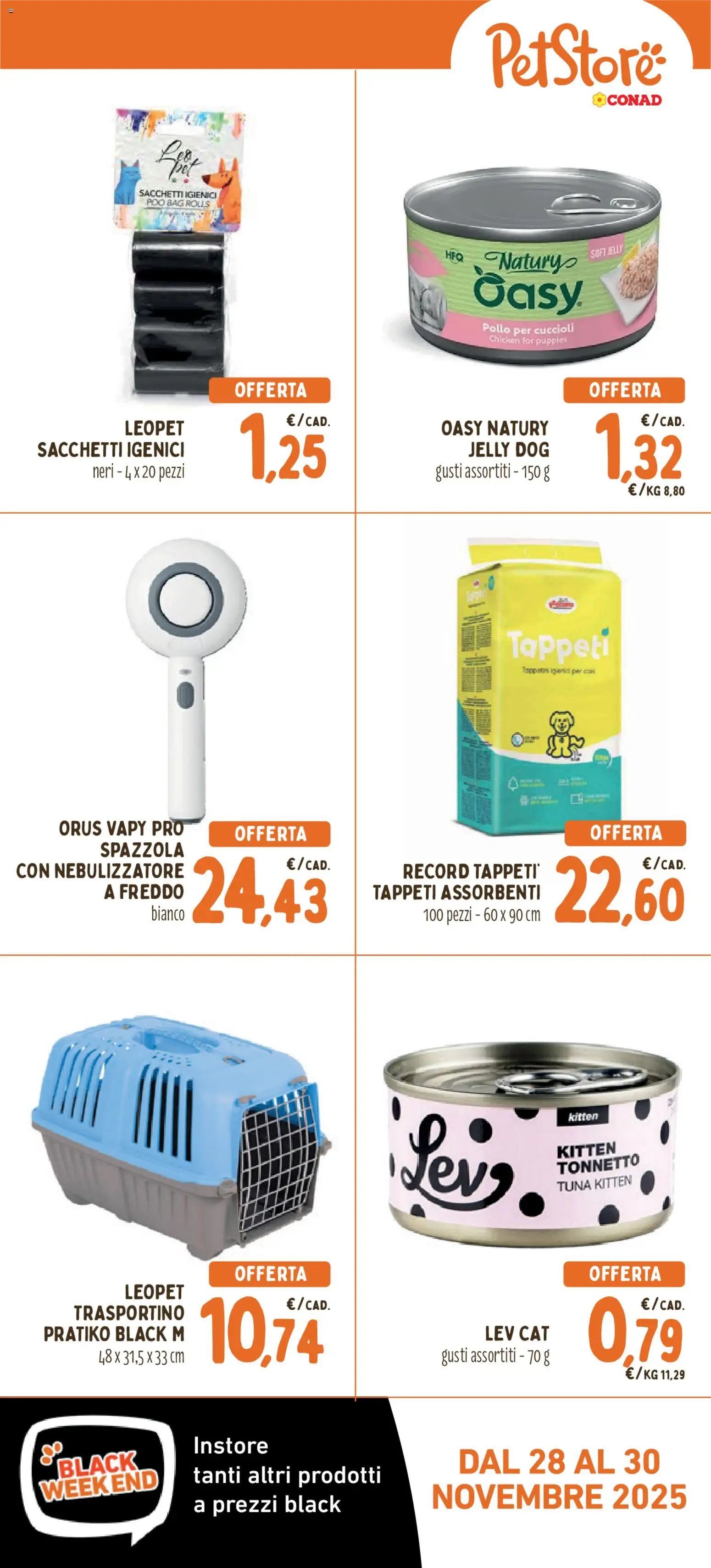 Volantino Conad del 28.11.2025 | Pagina: 2 | Prodotti: Spazzola, Pollo, Nebulizzatore