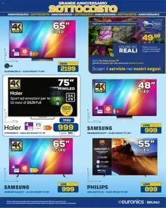 Volantino Euronics del 12.09.2025 | Pagina: 14 | Prodotti: Tv samsung, smart TV, TV, Samsung