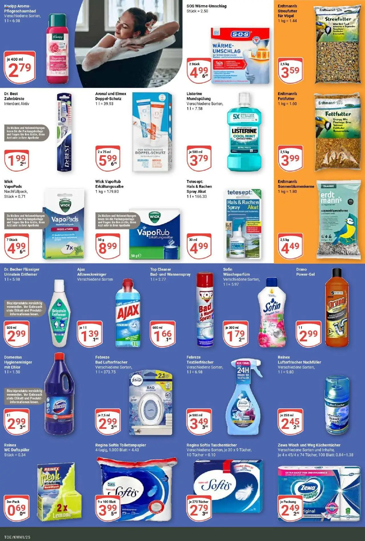 Globus prospekt Tönisvorst	 – gültig ab 06.10.2025 | Seite: 21 | Produkte: Energy, Bad, Spülung, Toilettenpapier