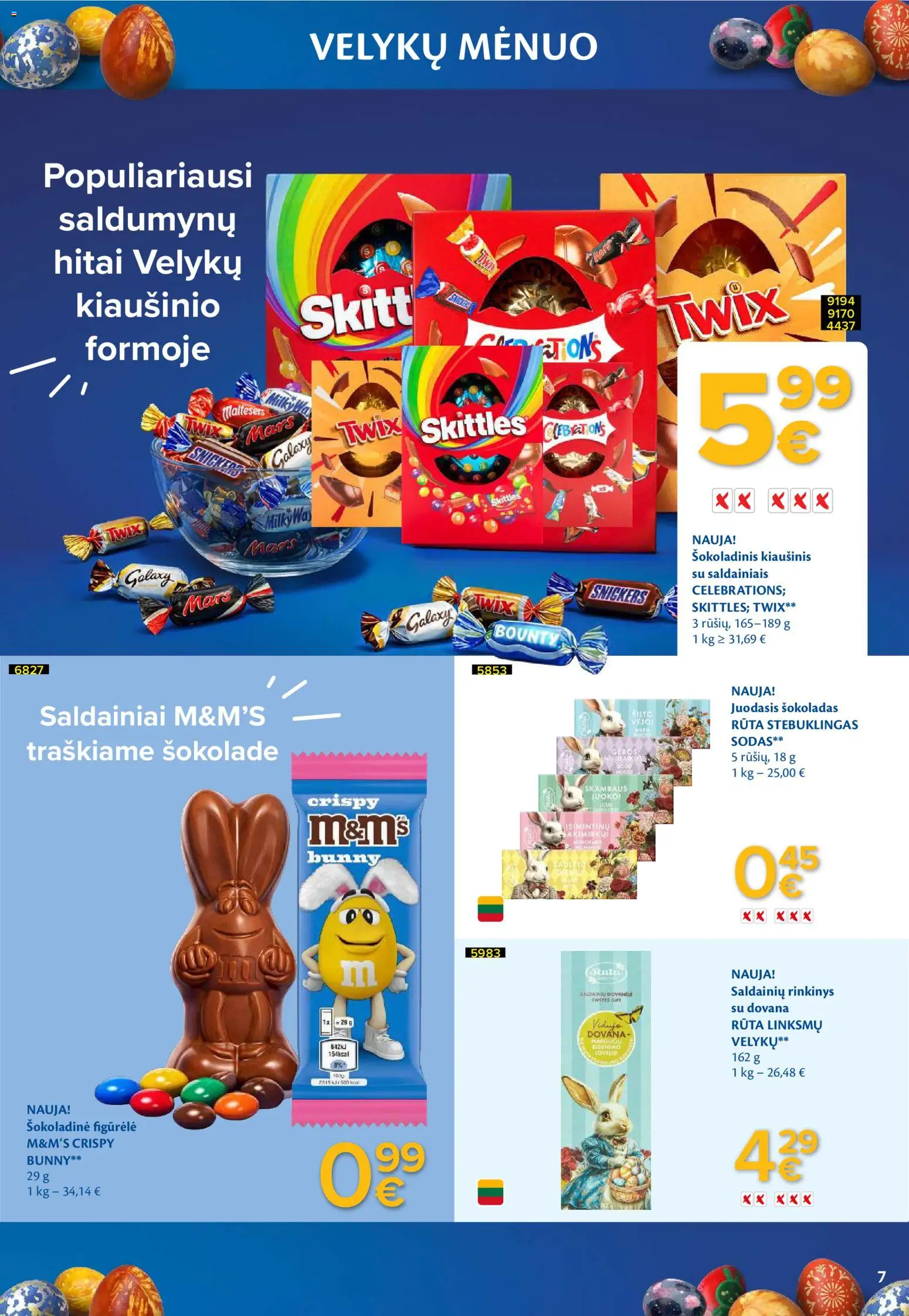 MAXIMA akcijos nuo 03.03.2026 | Puslapis: 7 | Prekių: Šokoladas, Saldainiai