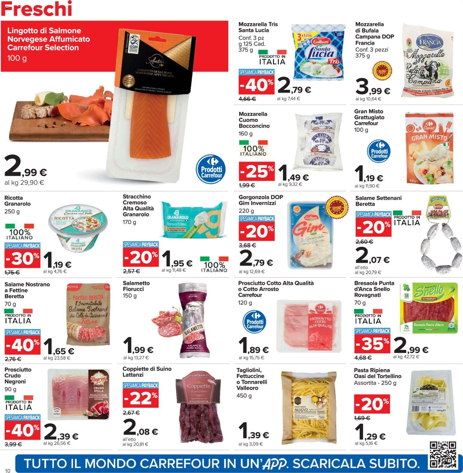 Volantino Carrefour del 07.04.2026 | Pagina: 10 | Prodotti: Arrosto, Bresaola, Prosciutto, Stracchino