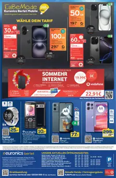 Euronics  Prospekt Berlet – gültig ab 10.09.2025 | Seite: 8 | Produkte: Kamera, Kabel, Telefon, Uhr