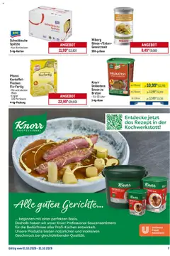 Metro Monats-Menü ab 01.10.2025 gültig | Seite: 7 | Produkte: Milch, Gewürzsalz, Knorr, Flocken