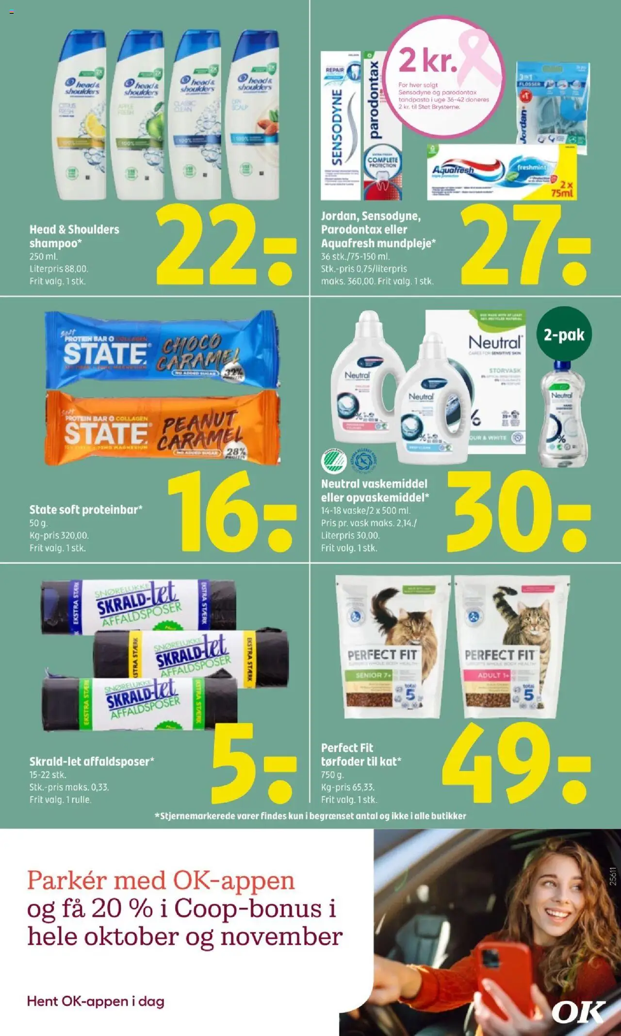 Coop 365 tilbudsavis – gyldig fra 09.10.2025 | Side: 24 | Produkter: Shampoo, Tandpasta, Salt, Collagen