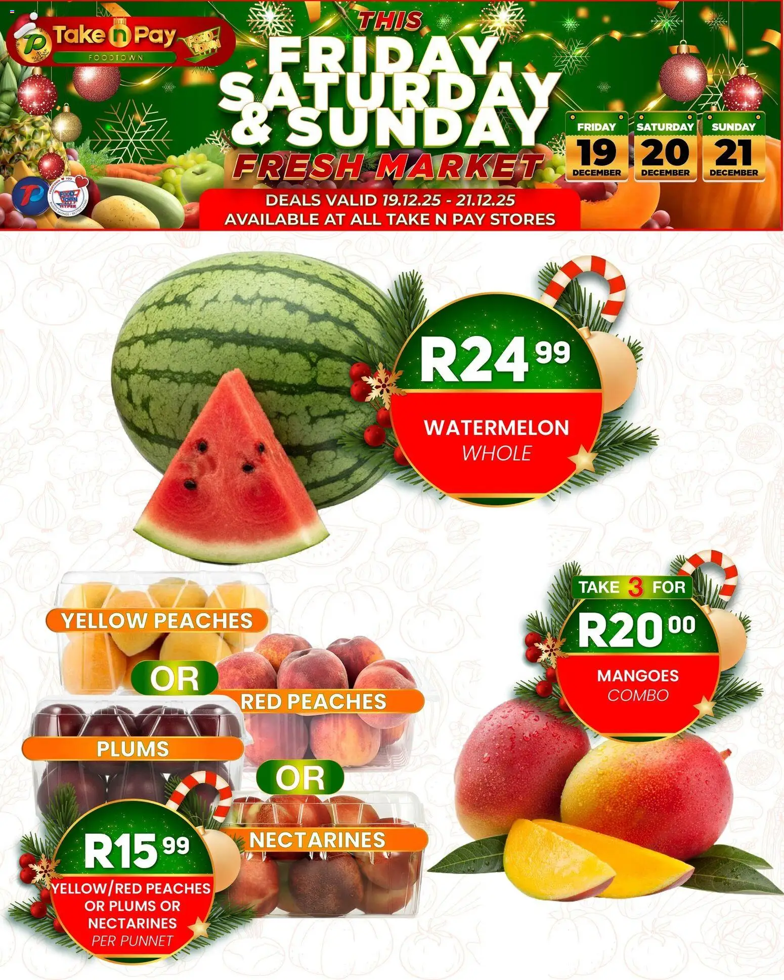 New Take n Pay catalogue – valid from 19.12.2025 | Page: 5 | Products: Nectarines