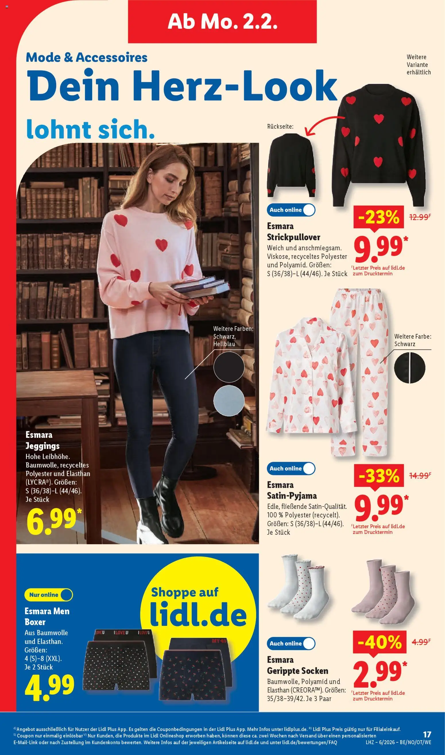 Lidl Prospekt Hilders – gültig ab 02.02.2026 | Seite: 23 | Produkte: Socken, Boxer