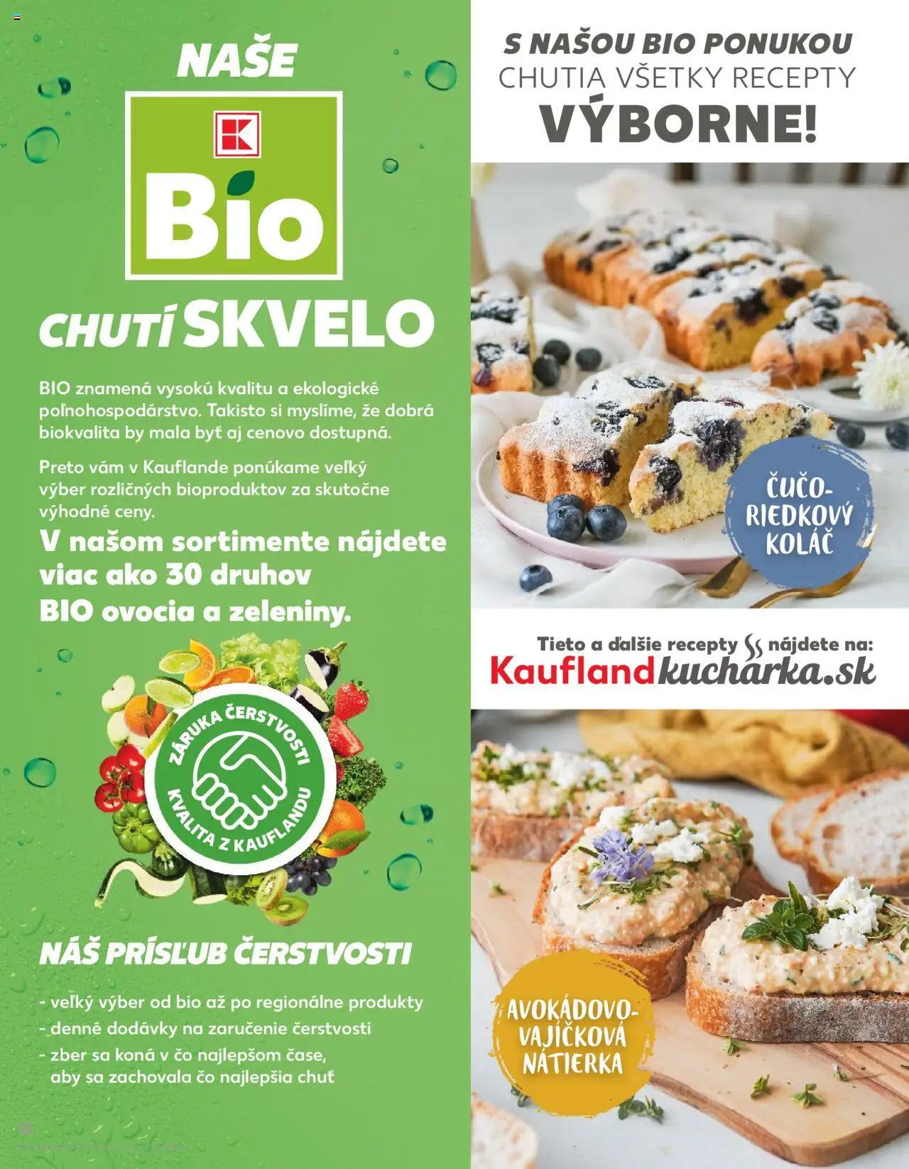 Nové Kaufland akcie – leták je platný od 19.06.2025 | Strana: 10 | Produkty: Koláč