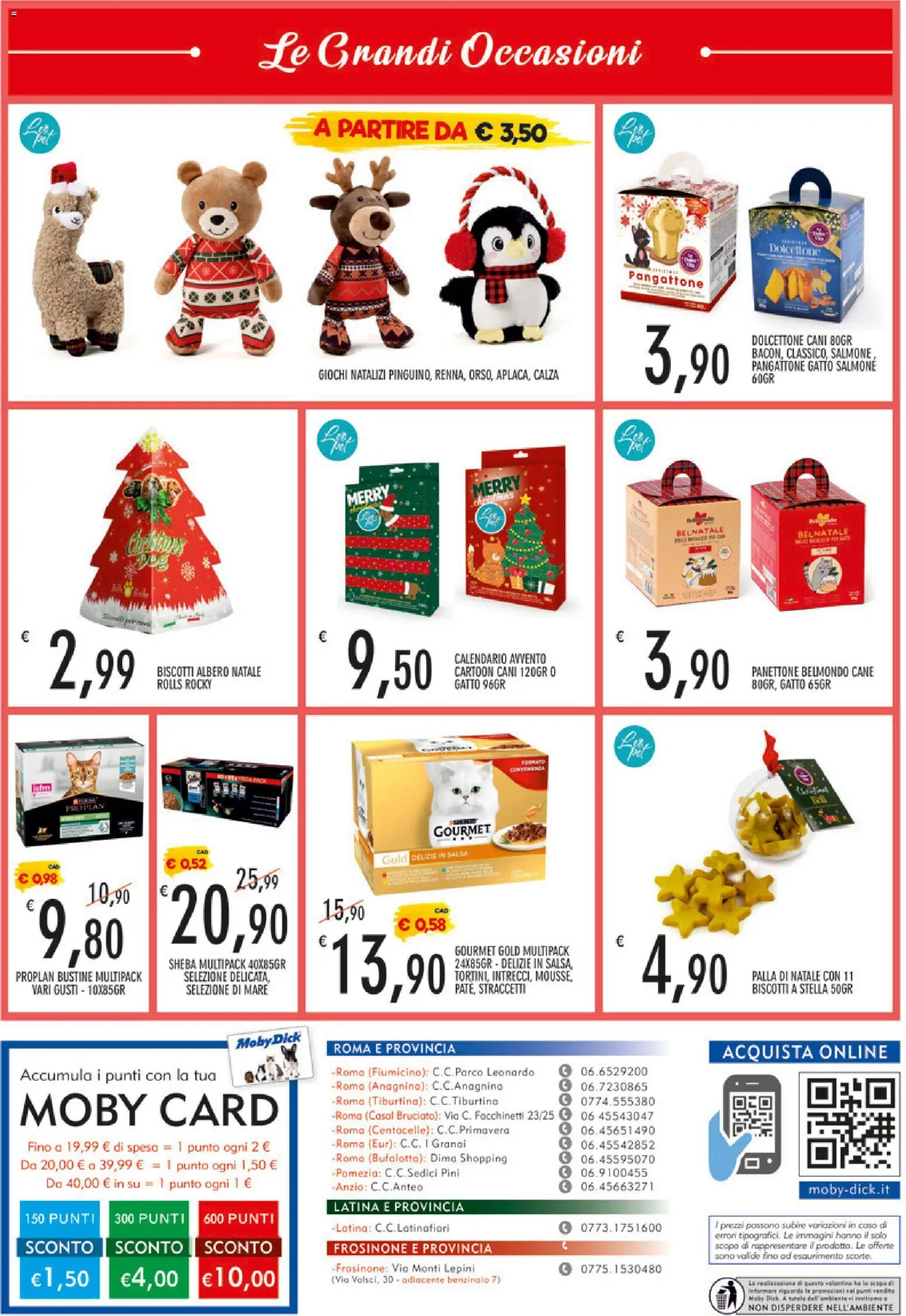 Volantino Moby Dick del 17.12.2025 | Pagina: 12 | Prodotti: Salmone, Biscotti, Salsa, Panettone