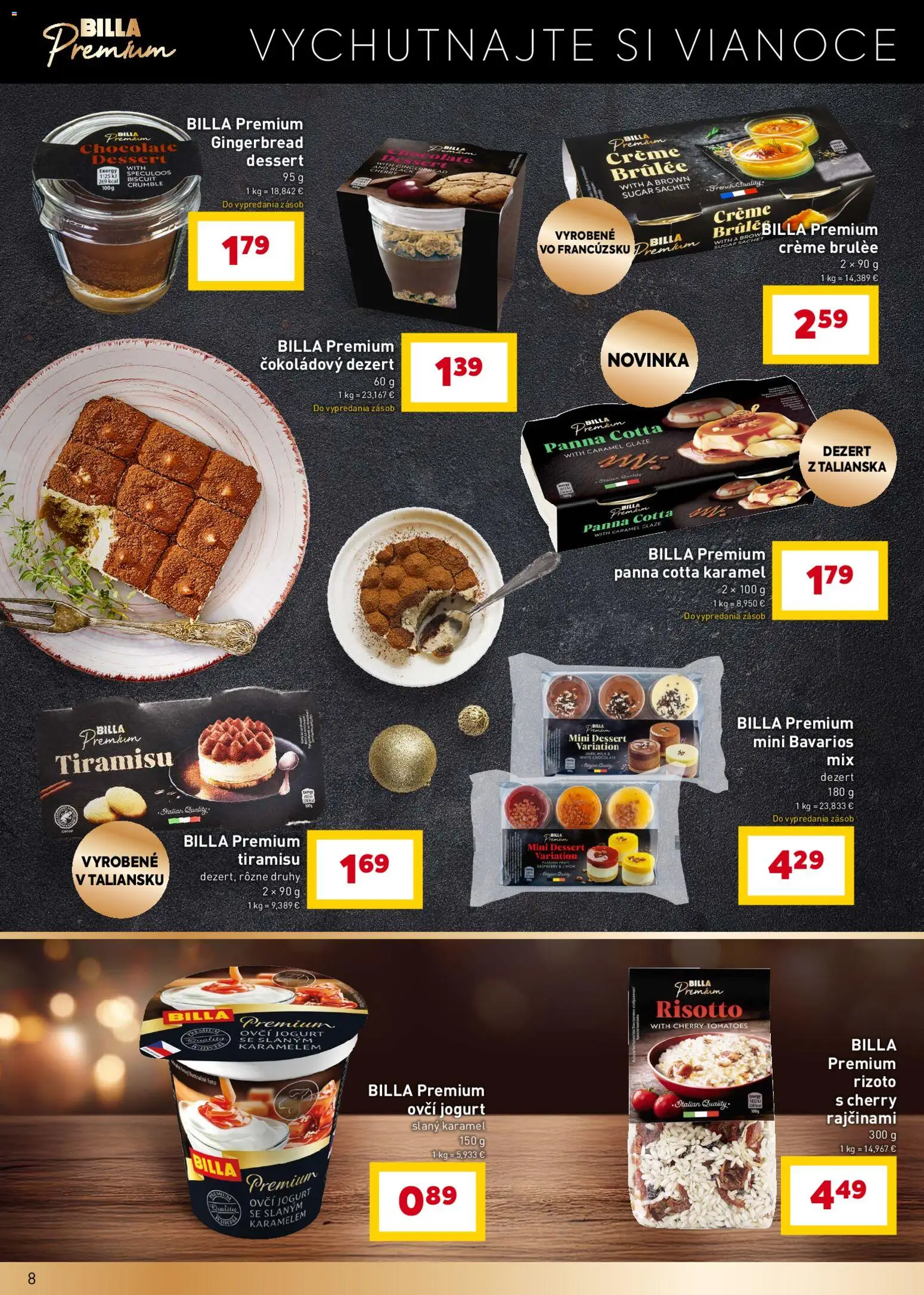 Nové Billa akcie – leták je platný od 10.12.2025 | Strana: 8 | Produkty: Kakao
