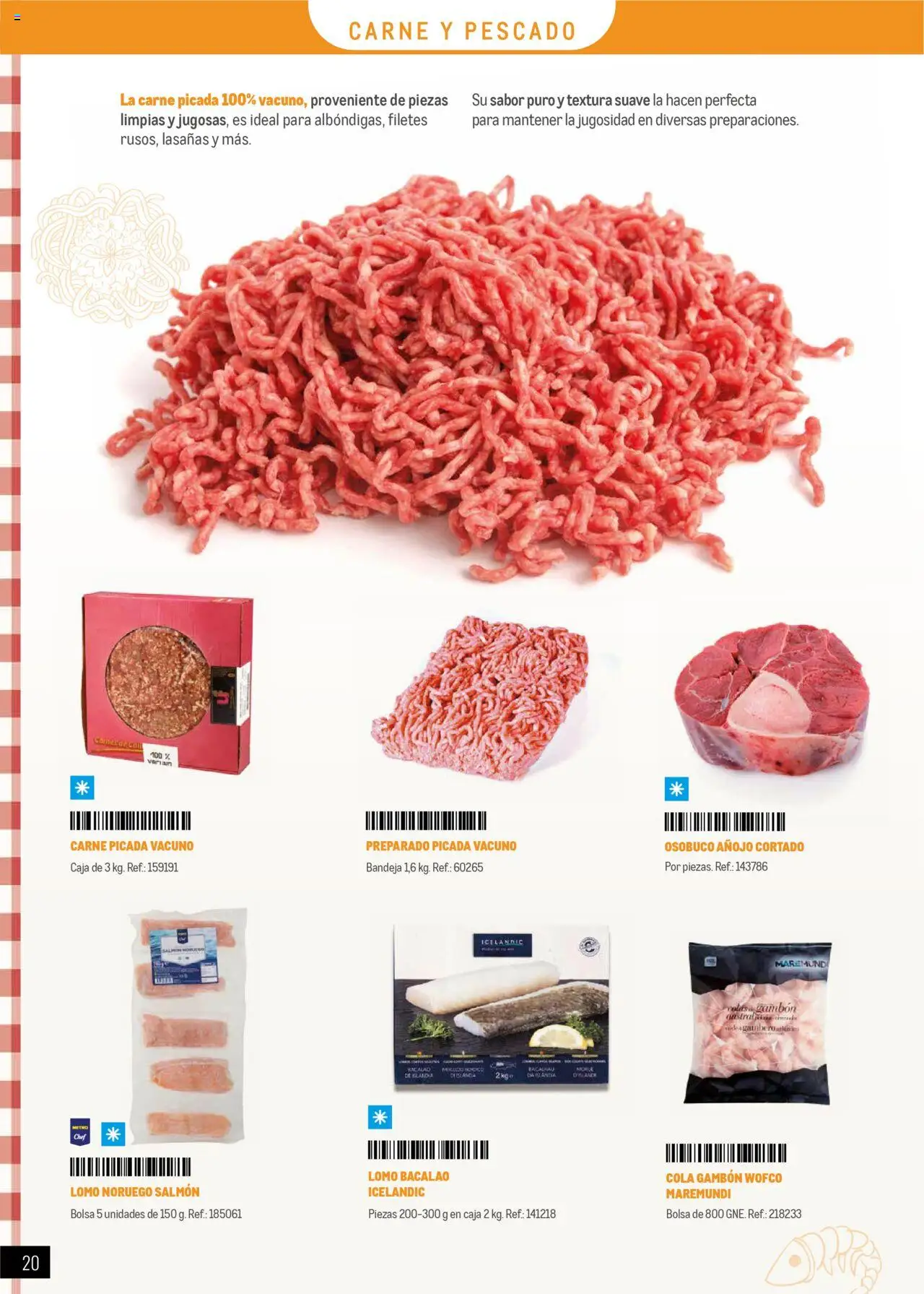 Makro - Restaurantes Italianos Canarias │ válido desde el 01.05.2025 | Página: 20 | Productos: Pescado, Bolsa, Bandeja, Caja