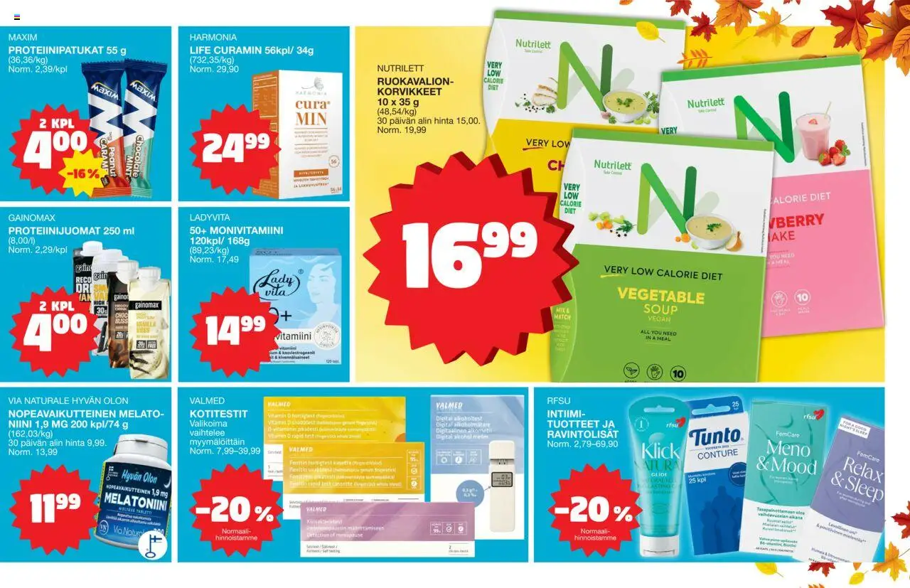 Tokmanni tarjoukset - Terveysliite – voimassa 08.09.2025 alkaen | Sivu: 3 | Tuotteet: Tabletti