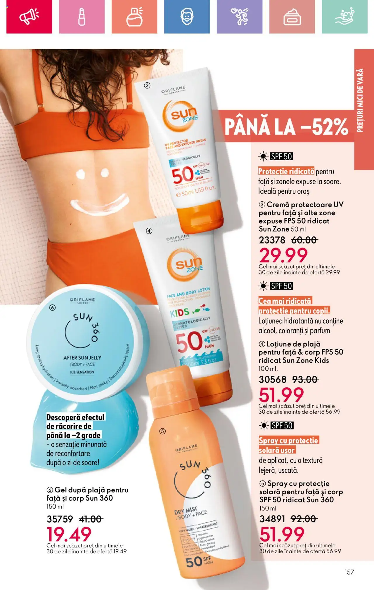Oriflame catalog 10 2025 – valabil de la 06.07.2025 | Pagină: 157 | Produse: Body, Mici, Parfum, Cremă