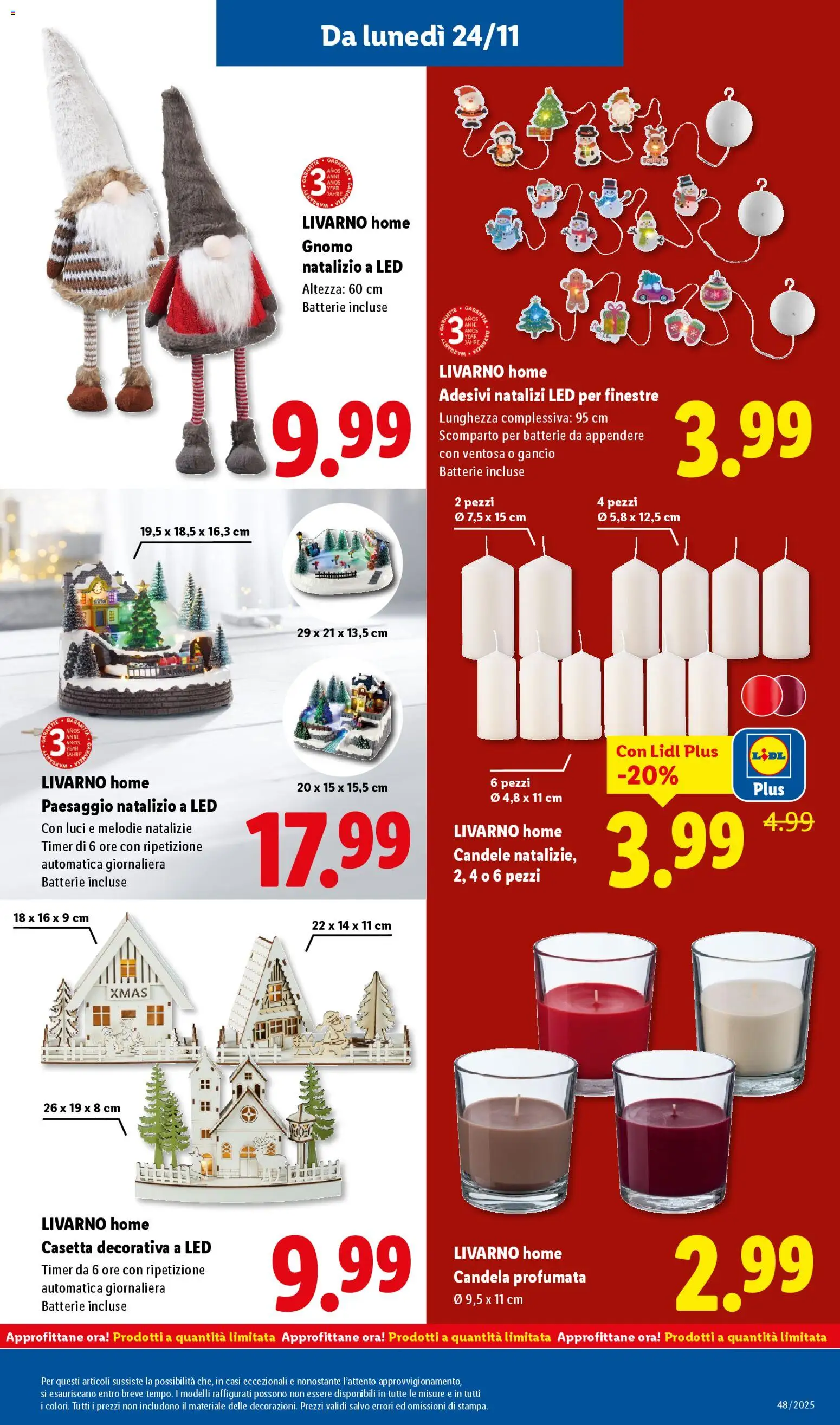 Volantino Lidl del 24.11.2025 | Pagina: 33 | Prodotti: Candela, Batterie