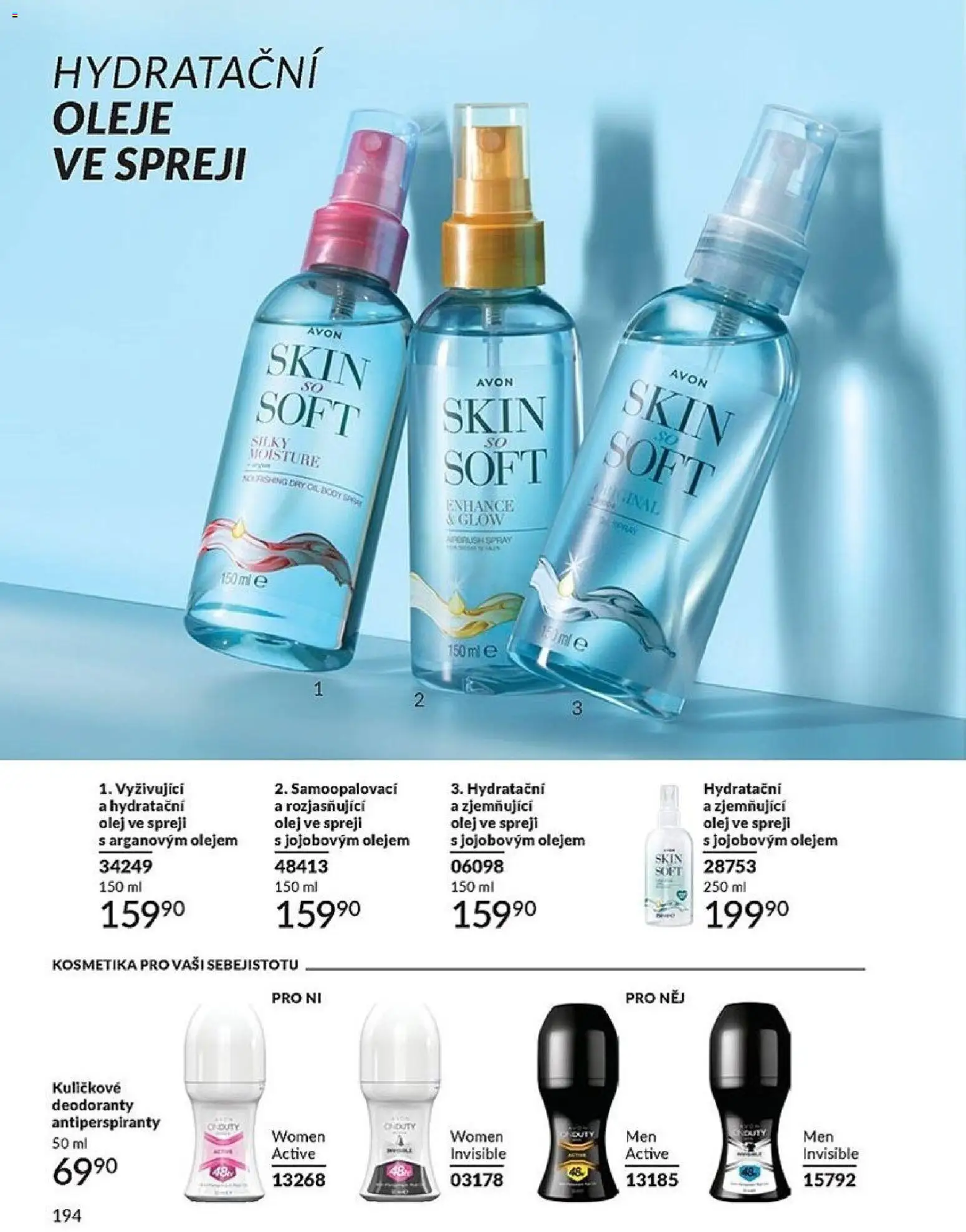 Avon Black Friday od 01.11.2025 | Strana: 194 | Produkty: Oleje, Olej, Olej ve spreji
