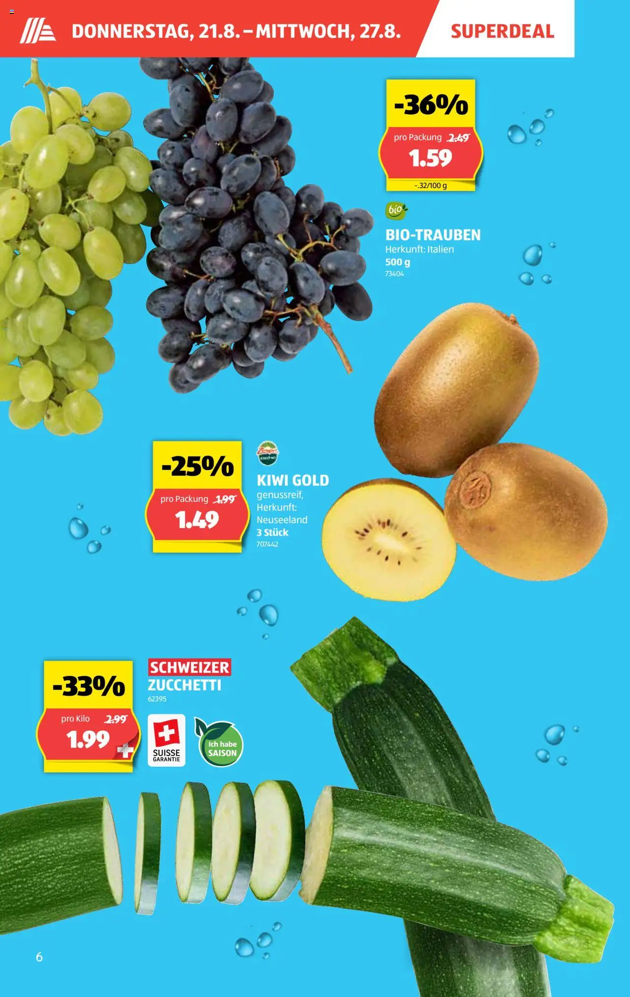 Aldi Aktionen ab 21.08.2025 | Seite: 7 | Produkte: Kiwi