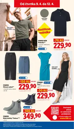 Náhled letáku ESMARA Šaty**, • materiál: bavlna, elastan, • XS-L od 09.04.2026 | Strana: 41