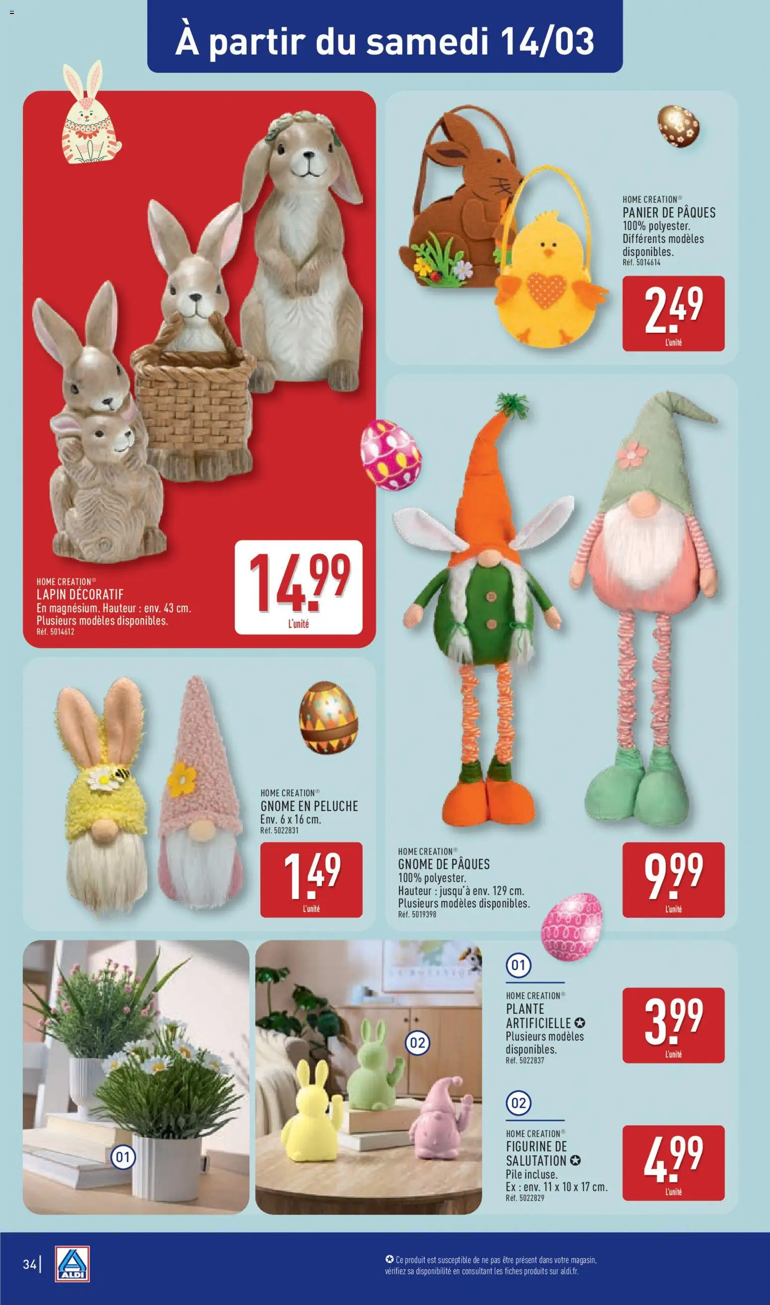 {H1} | Page: 38 | Produits: Peluche, Lapin, Panier, Home Creation