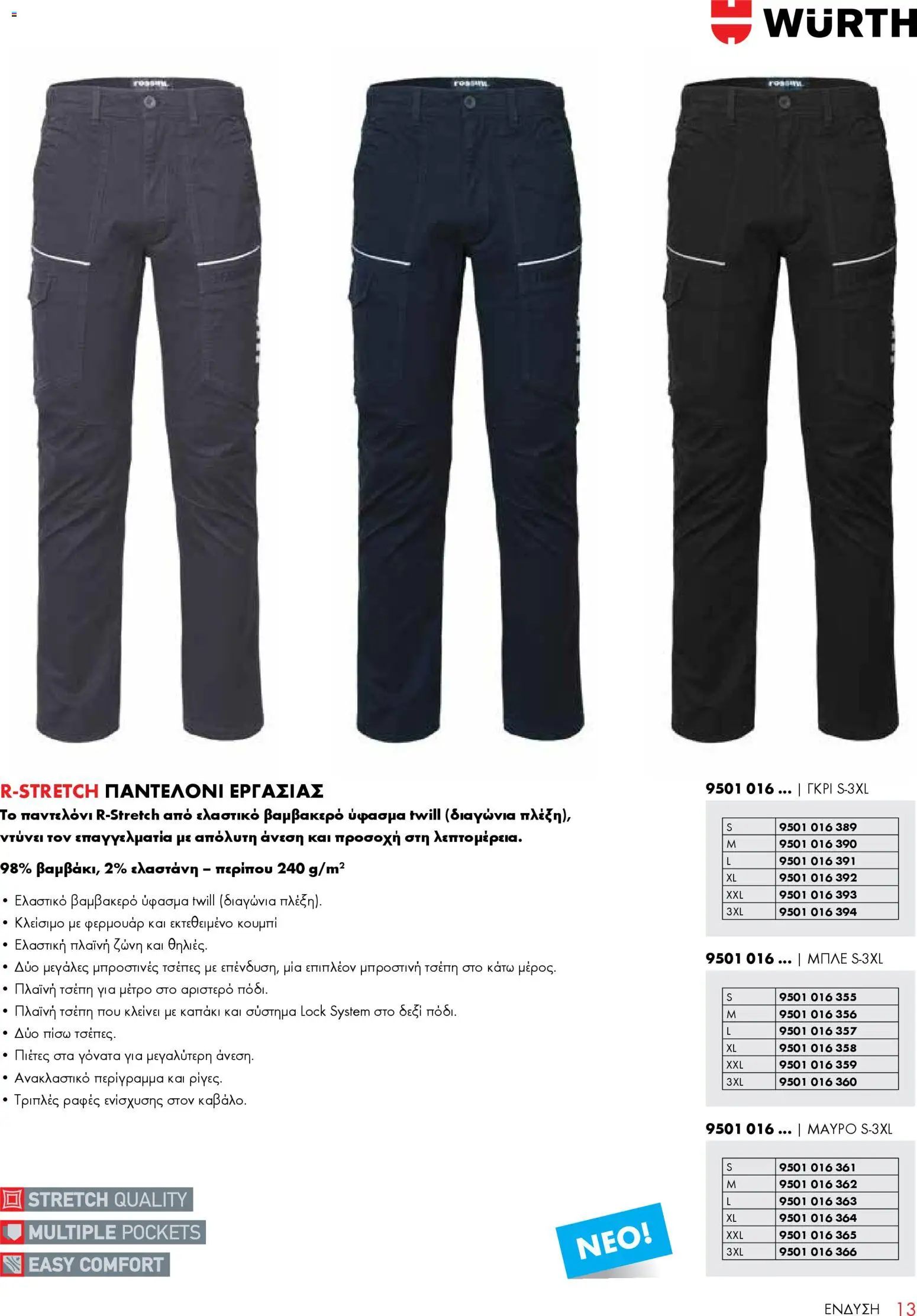 WURTH - ΜΑΠ – σε ισχύ από 01.01.2026 | Σελίδα: 13