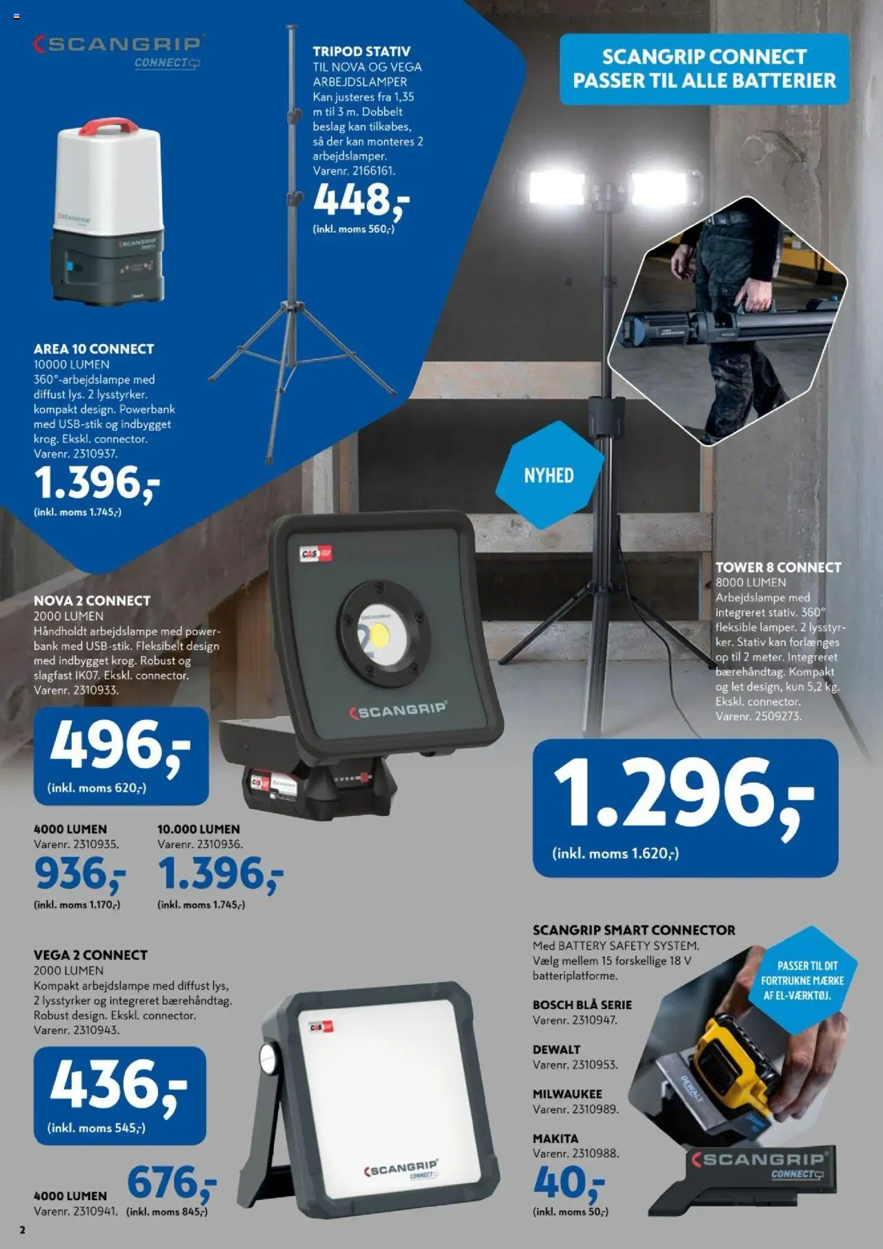 Davidsen tilbudsavis – gyldig fra 06.10.2025 | Side: 2 | Produkter: Powerbank, Batterier