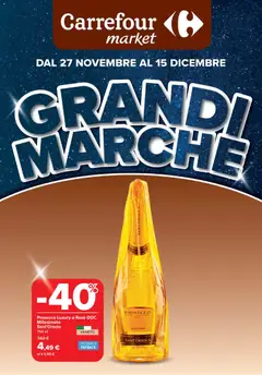 Anteprima del volantino Carrefour Market - Grandi Marche - Milano catalogo valido a partire dal 27.11.2025