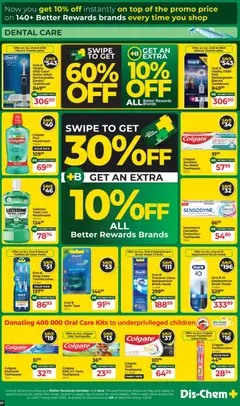 Dis-Chem specials catalogue – valid from 18.11.2025 | Page: 17 | Products: Electric toothbrush, Foundation, Toothpaste, Tape