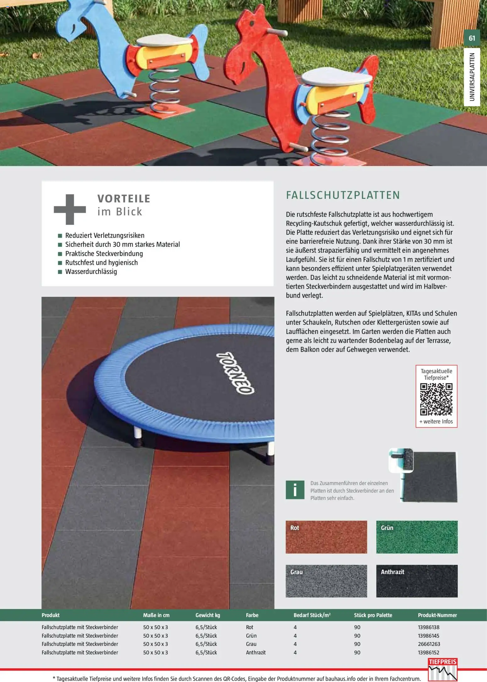 Bauhaus Gartenbaumaterialien gültig ab 01.04.2026 | Seite: 61 | Produkte: Gewicht