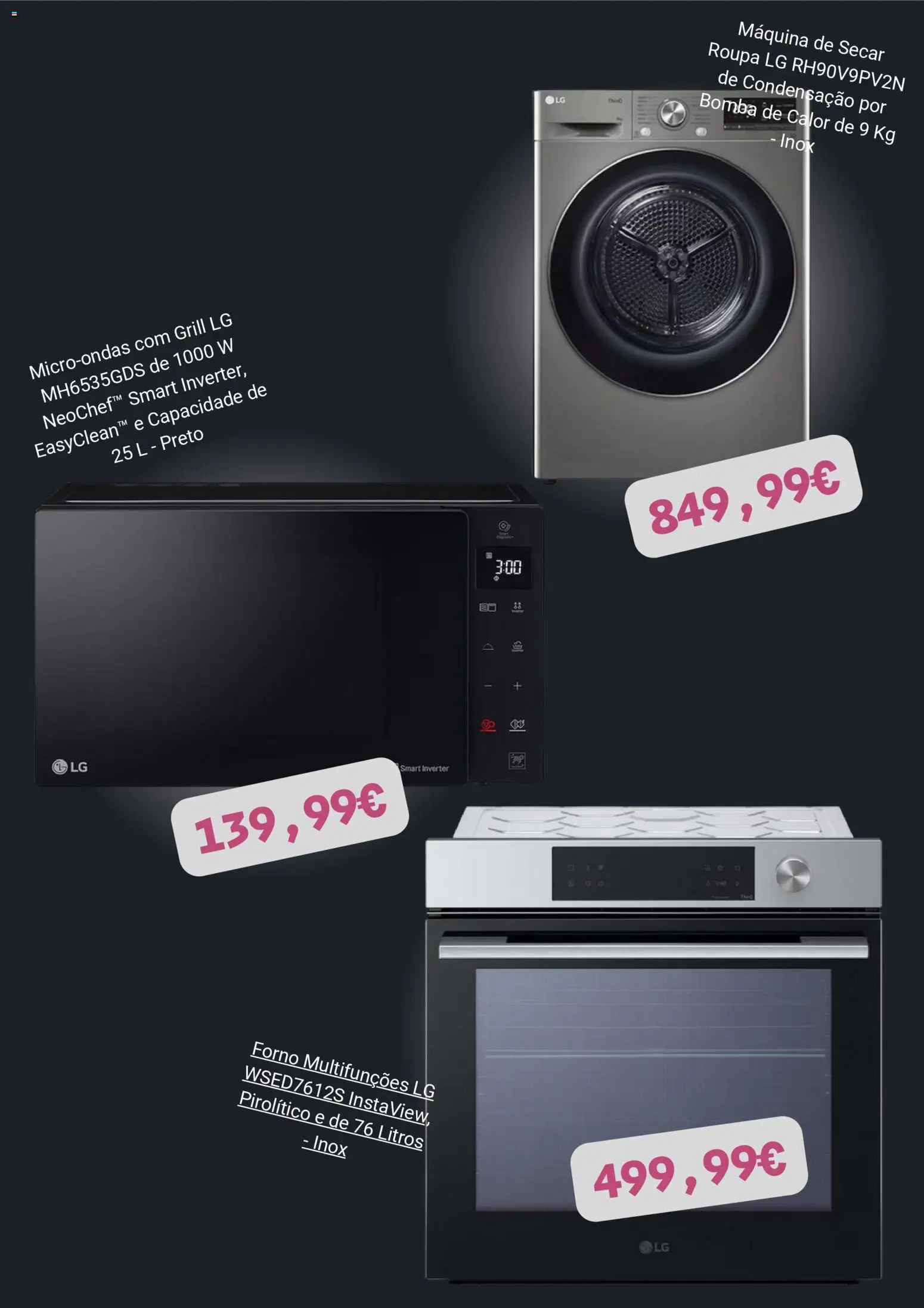 El Corte Ingles Black Friday │ válido de 07.11.2025 | Página: 3 | Produtos: Forno, Microondas