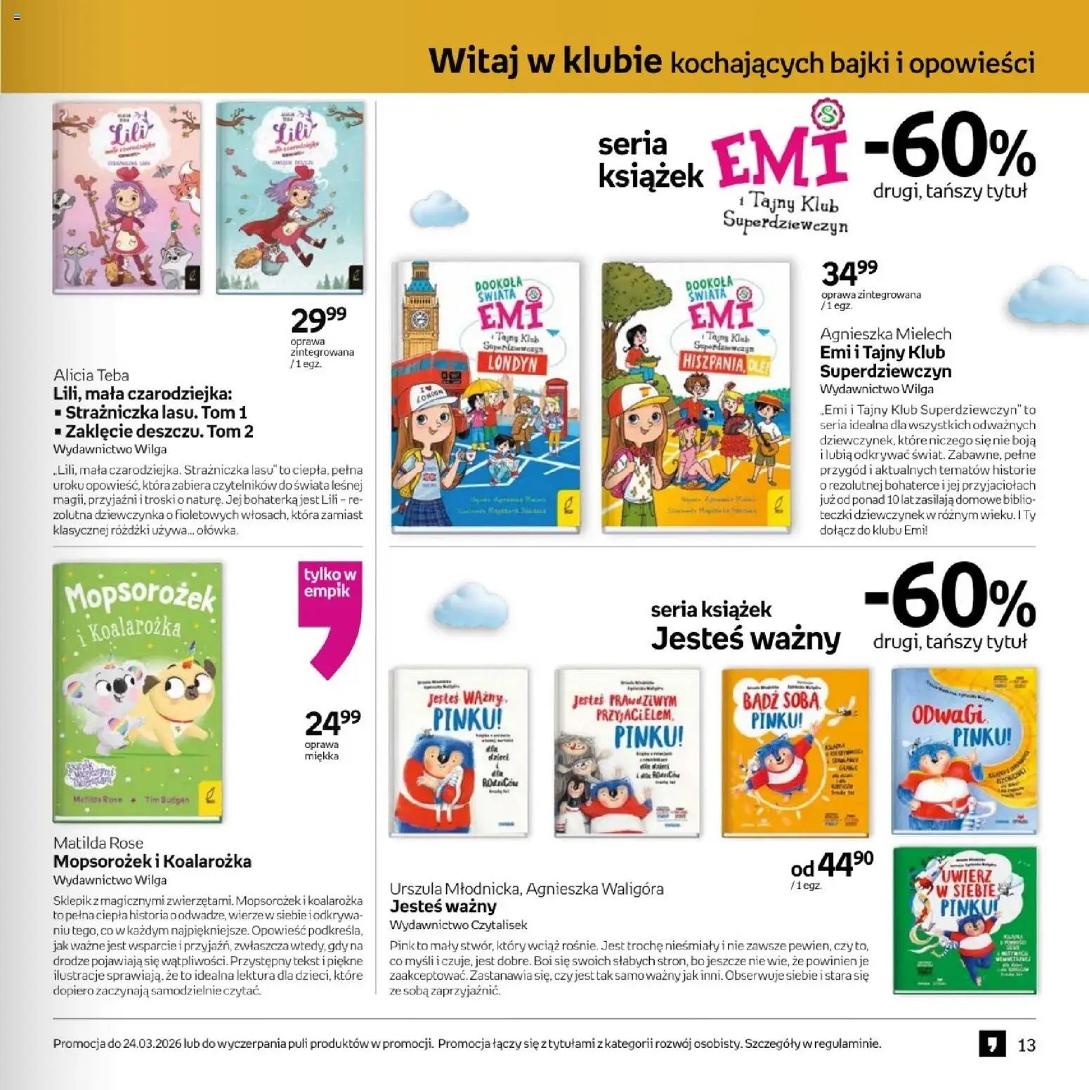 Empik promocje - Festiwal książki dziecięcej od 11.03.2026 | Strona: 13