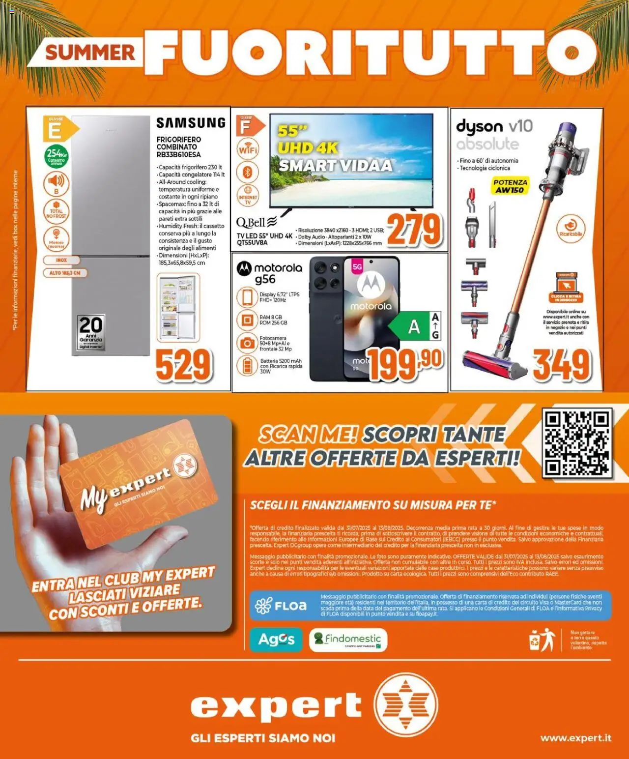Volantino Expert del 31.07.2025 | Pagina: 27 | Prodotti: Data, Frigorifero, Congelatore, Frigorifero combinato