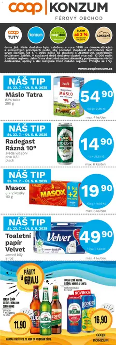 Konzum leták od 23.07.2025 | Strana: 1