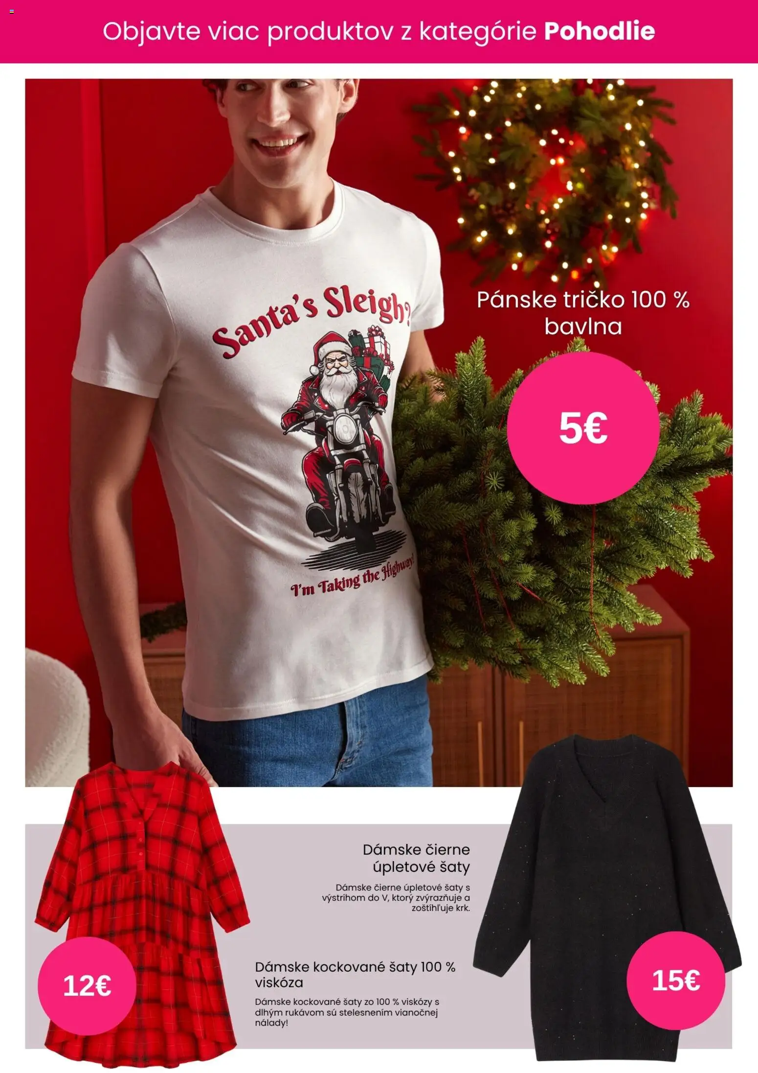 Nové Pepco akcie – leták je platný od 06.11.2025 | Strana: 6 | Produkty: Šaty, Tričko