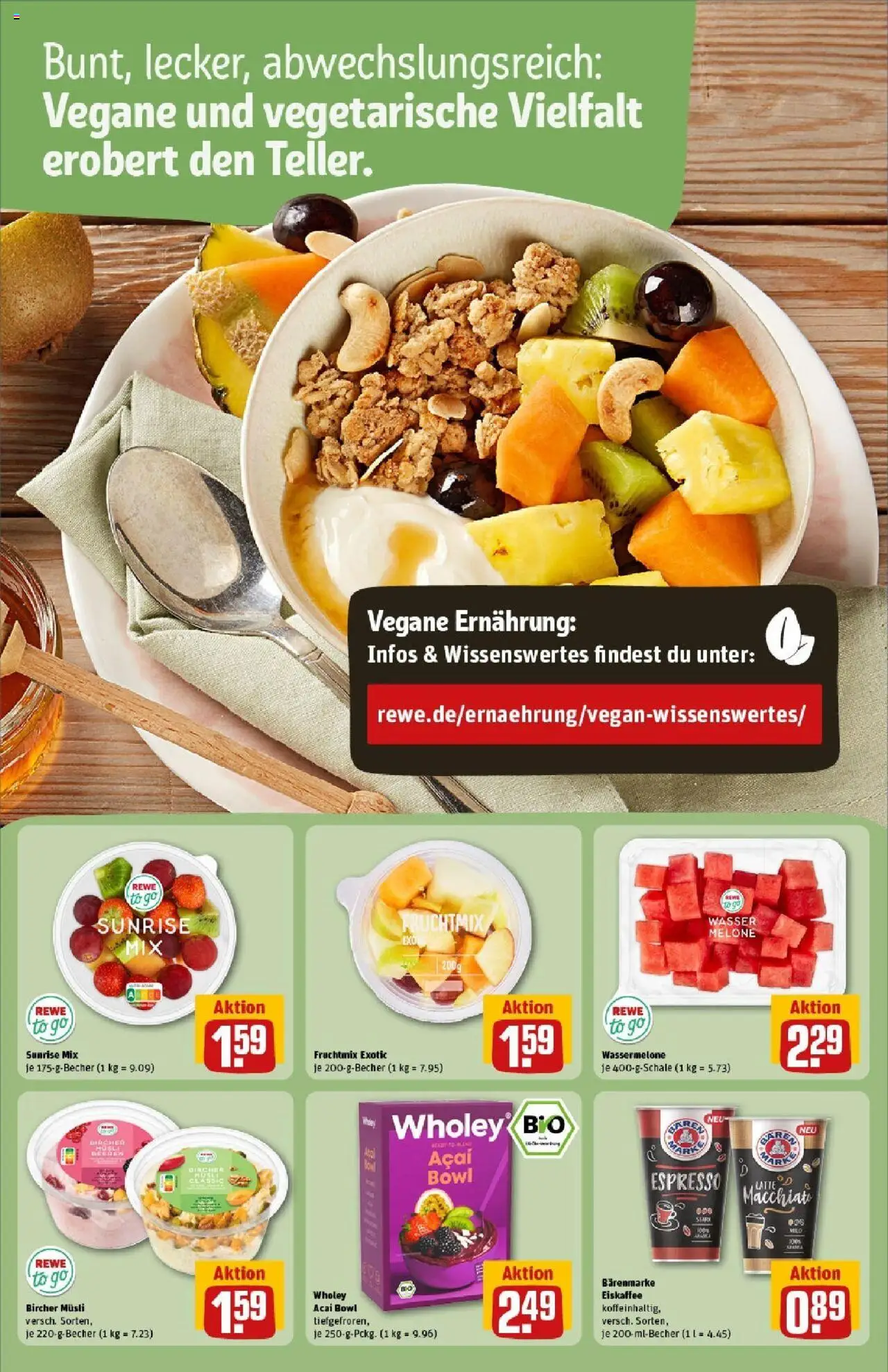 Rewe prospekt Oberwesel	 - gültig ab dem 01.06.2025 | Seite: 12 | Produkte: Musli, Wasser, Wassermelone, Melone