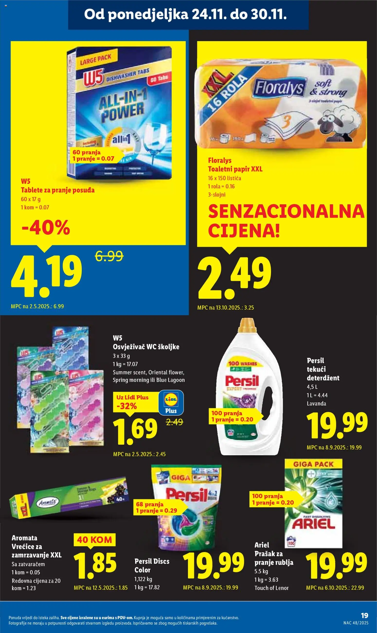 Lidl katalog | vrijedi od 24.11.2025 | Stranica: 19