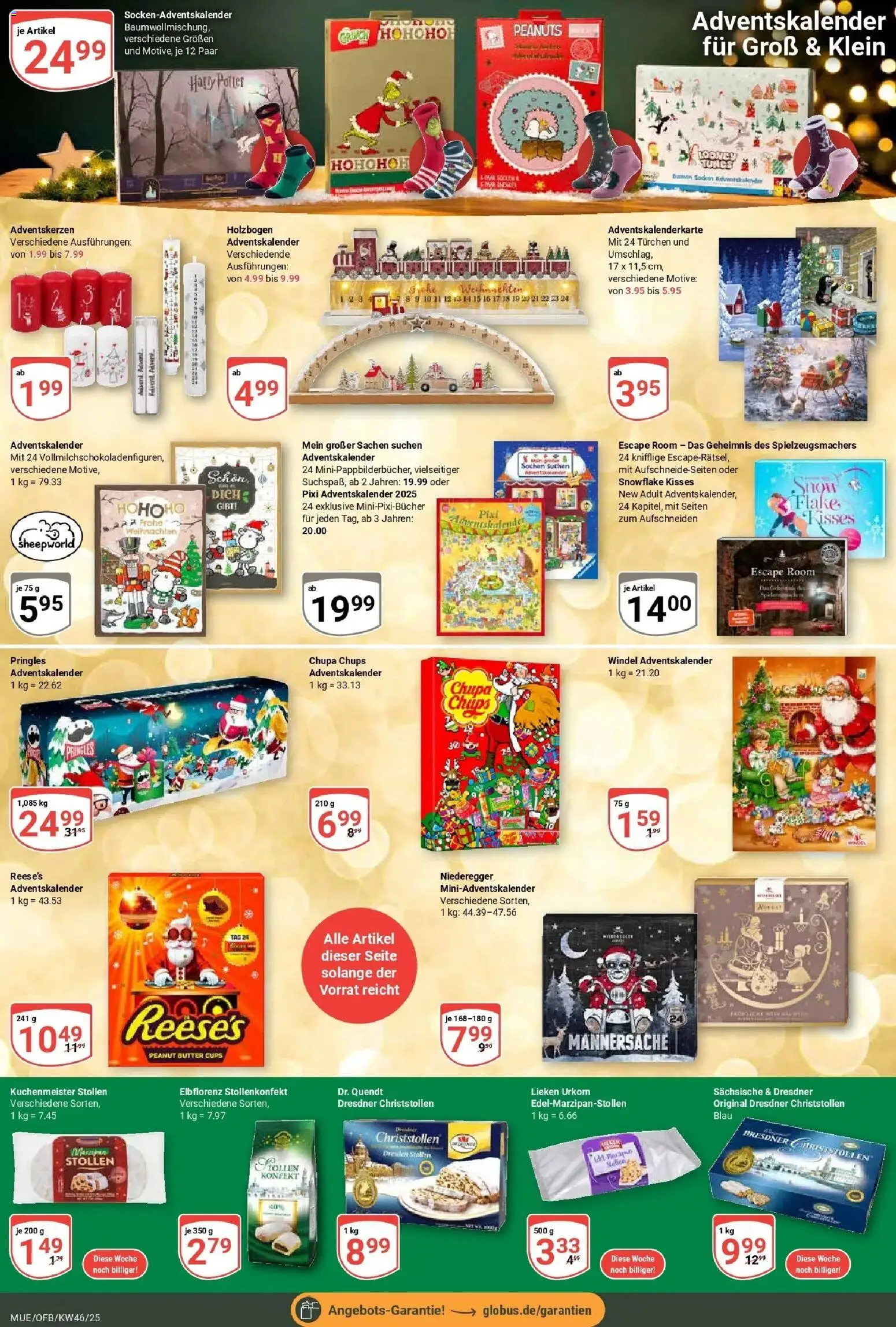 Globus prospekt Mühldorf	 – gültig ab 10.11.2025 | Seite: 22 | Produkte: Butter, Pringles