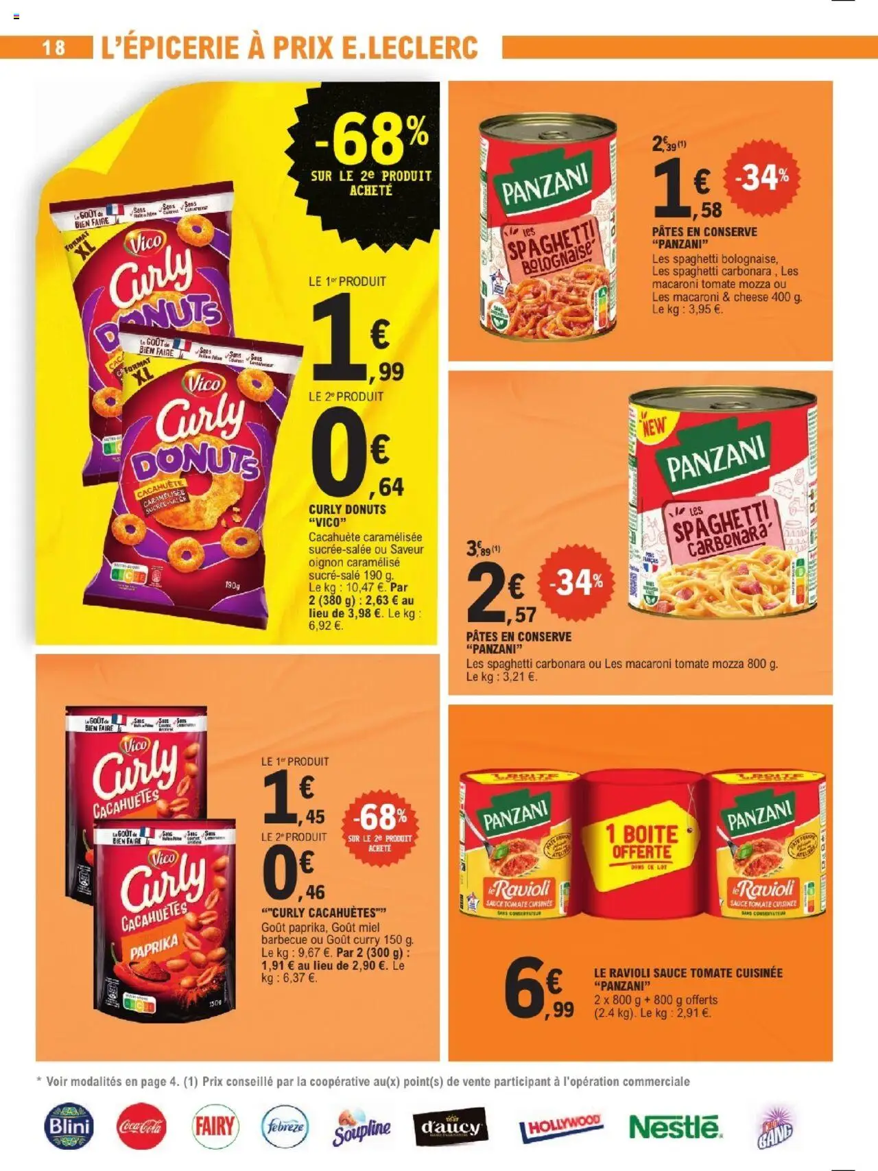  | Page: 18 | Produits: Paprika, Fairy, Soupline, Pâtes