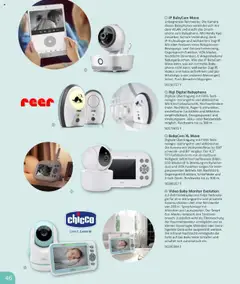 Vedes - Babykatalog - gültig ab dem 01.07.2025 | Seite: 46 | Produkte: Kamera, Mikrofon, Nachtlicht, Monitor