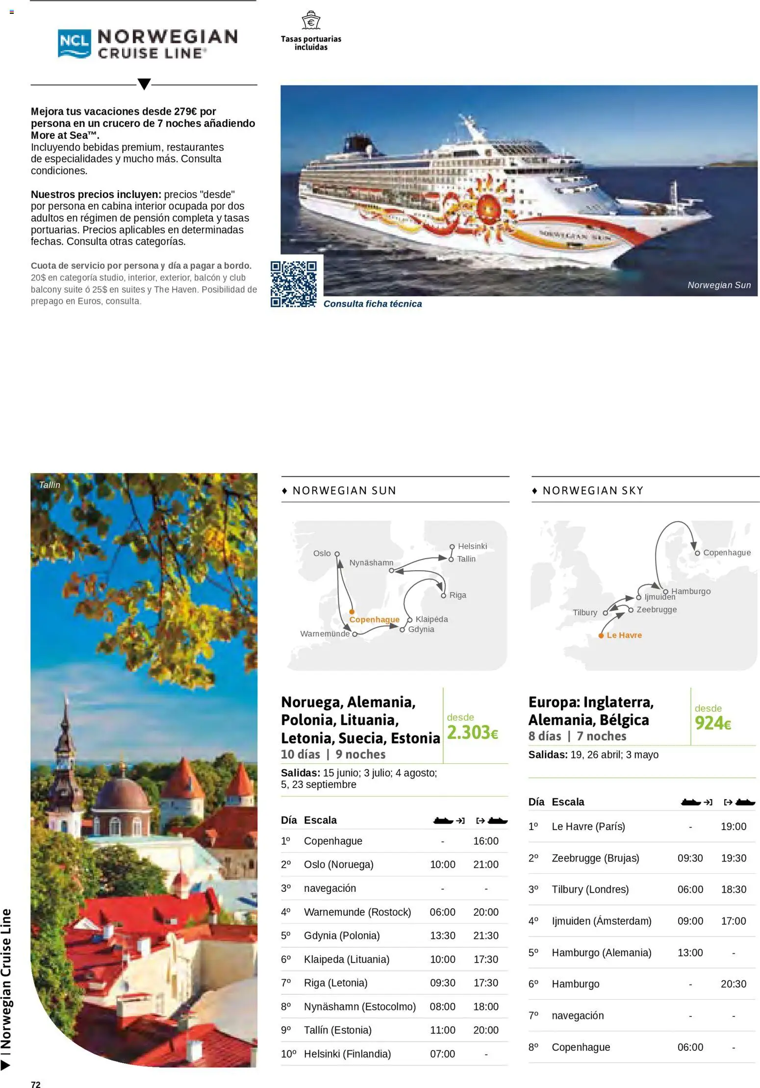 Viajes El Corte Inglés Cruceros marítimos │ válido desde el 01.01.2026 | Página: 73 | Productos: Navegación