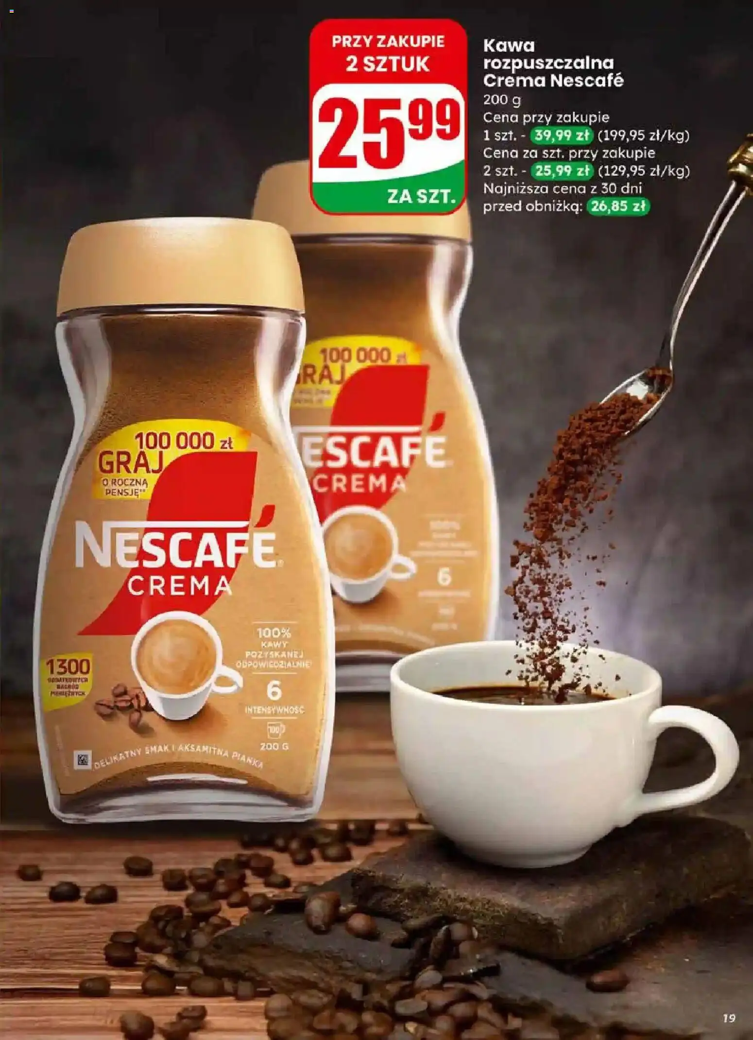 Dino Gazetka od 17.12.2025 | Strona: 19 | Produkty: Nescafe, Kawa rozpuszczalna, Kawa
